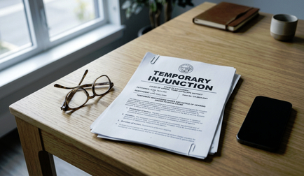 What You Should Do Immediately After Being Served With an Injunction