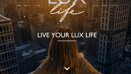 New LUX Life website
