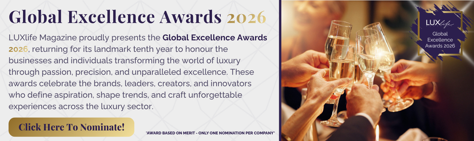 Advert banner - LUX - Global Excellence Awards 2026